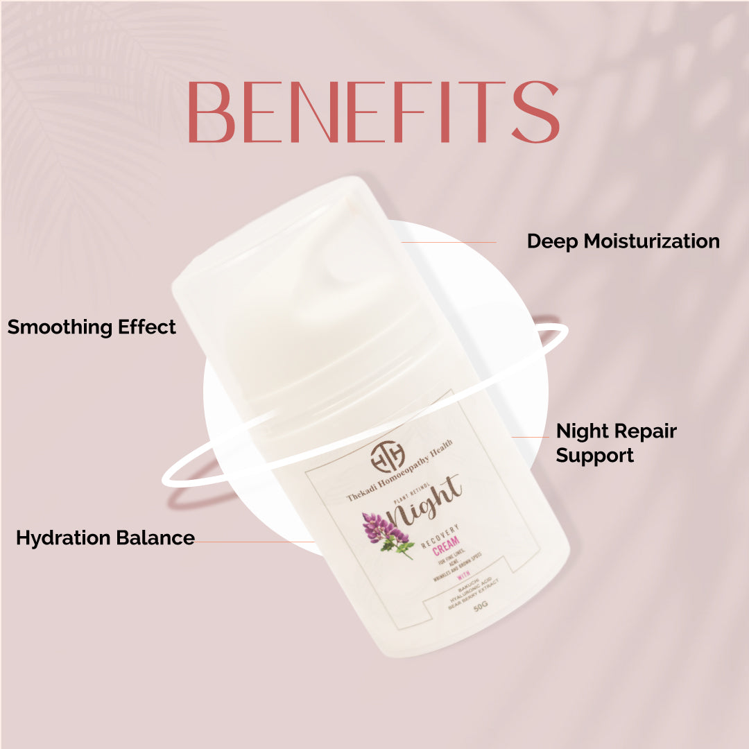 Night Cream for Fine Lines & Dark Spots – Thekadi Homoeopathy